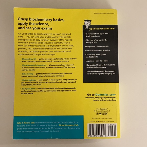 Bio-Chemistry for Dummies Book - Picture 3 of 3